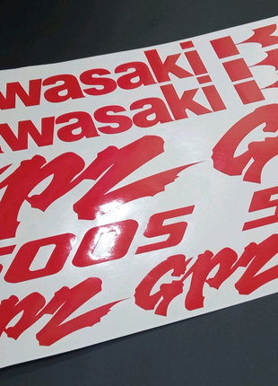 Наклейки на мотоцикл Кавасаки гпз 500 500s gpz Kawasaki