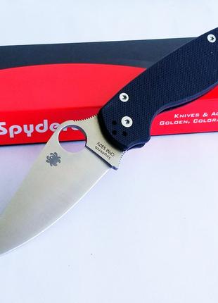 Ніж складний Spyderco Paramilitary 2 Black Satin