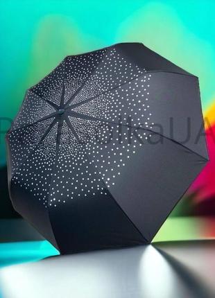Компактный женский полуавтоматический зонт frei regen с карбон...