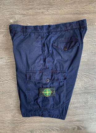 Stone island cargo shorts navy ® оригінал карго шорти