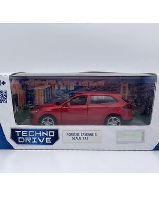 Машинка игрушечная автомодель PORSCHE CAYENNE S (красный)