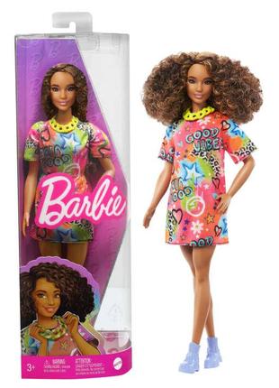 Лялька Barbie "Модниця" у яскравій сукні-футболці