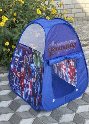 Детская палатка Герои Марвел, супергерои, игровая палатка-шала...