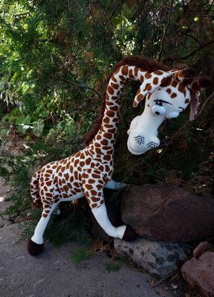 Жираф мелман мягкая игрушка мадагаскар каркасный
