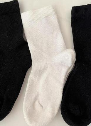 Носки носки 3 пары на 3-4 года eur 25-27 с махровой стопой