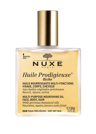 Масло многофункциональное nuxe huile prodigieuse®atche multi-p...