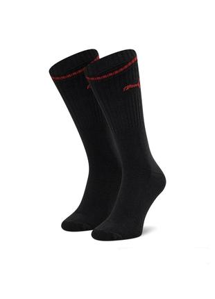 Шкарпетки puma sport crew stripe чорного кольору з кольоровою ...