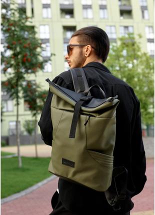 Рюкзак ролл Sambag унісекс RollTop KQN хаки