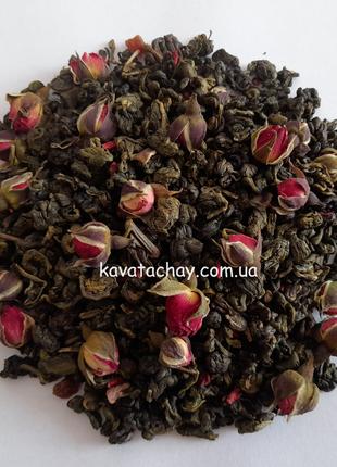 Зеленый чай Малина Роза 100г