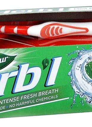 Зубна паста аюрведична М'ята та Лимон Свіжий гель Dabur Herb'l...