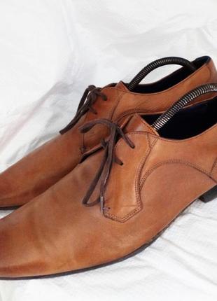 Фірмові чоловічі шкіряні туфлі класика модные мужские кожаные ...