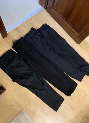 5 пар классических черных брюк