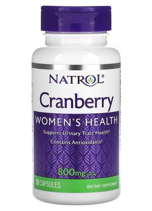 Экстракт клюквы Natrol Cranberry, 400 mg 30caps