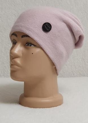 Стильная , удлиненная женская шапка tm veel-mar модель vittoria