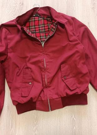 Харрінгтон харік куртка cherry red made in england