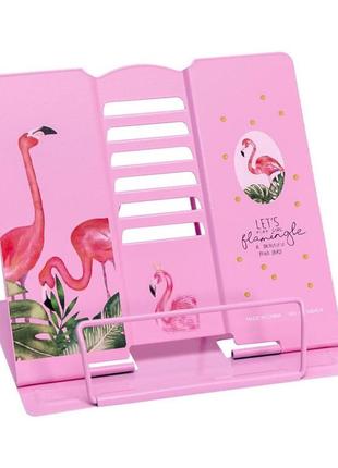 Подставка для книг "фламинго" 1876sp металлическая (розовый)