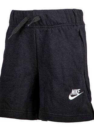 Детские Шорты Nike G NSW CLUB FT 5 IN SHORT Черный 156-166 (7d...