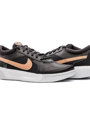 Жіночі Кросівки Nike ZOOM COURT LITE 3 CLY Чорний Білий Бежеви...