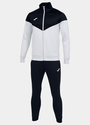 Мужской спортивный костюм Joma OXFORD TRACKSUIT белый,черный 2...