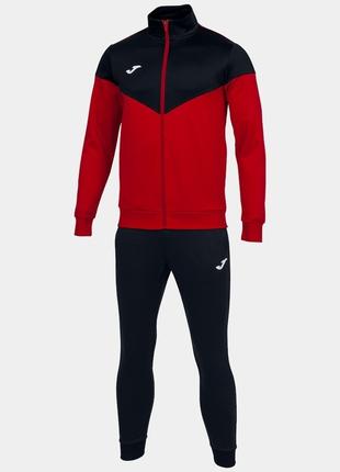 Мужской спортивный костюм Joma OXFORD TRACKSUIT красный,черный...