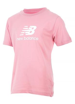Детская Футболка New Balance Essentials Stacked Logo Jersey Ро...