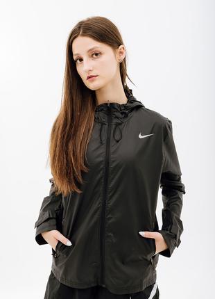 Женская Куртка Nike W NK ESSENTIAL JACKET Черный L (7dCU3217-0...