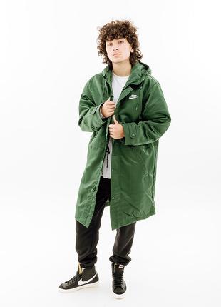 Чоловіча куртка Nike CLUB STADIUM PARKA Зелений M (7dFB7320-32...