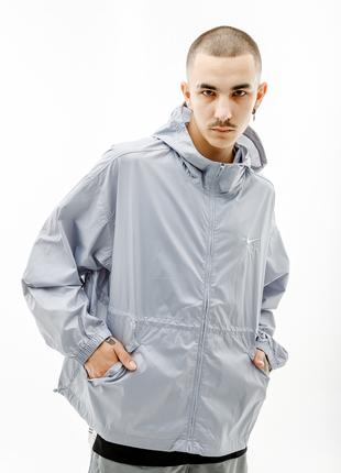 Мужская Куртка Nike M NSW AIR WOVEN JACKET Серый XL (7dDX0140-...