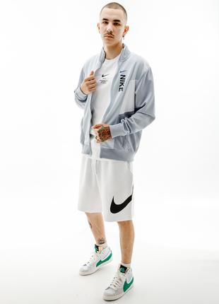 Мужская Куртка Nike M NSW HYBRID PK TRACKTOP Серый M (7dFB1626...