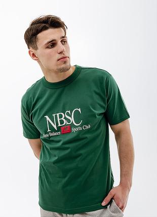 Чоловіча футболка New Balance Athletics Sports Club Зелений L ...