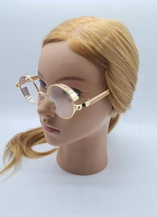 Солнцезащитные очки, очки винтажном стиле (стимпанк) *0069