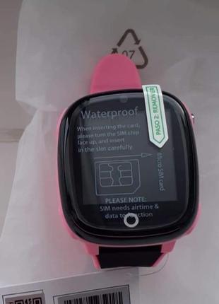 Красивые розовые смарт часы для девочки smart watch hw1 1 pink