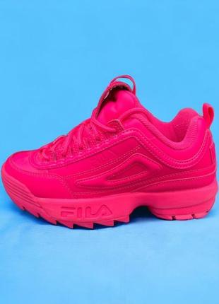 Оригінальні!!! жіночі кросівки fila disruptor ii pink, розмір 38