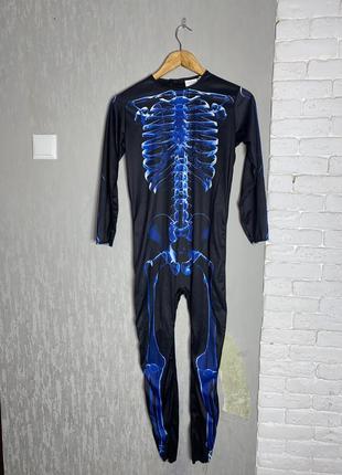 Карнавальный костюм скелет костюм на хелоуин на мальчика 10-12...