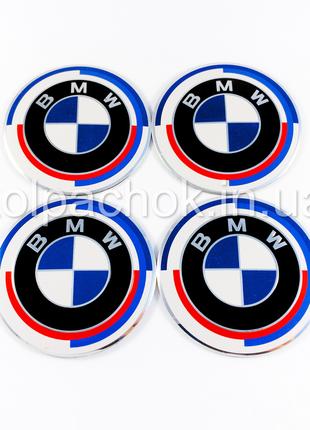 Наклейки для колпачков на диски BMW M 50 Year Anniversary/1 (6...
