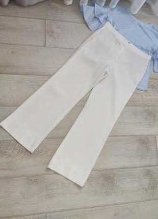 Летние белые брюки от massimo dutti р. l