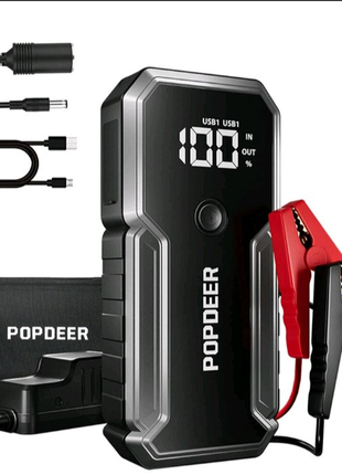 Пуско-зарядное устройство Popdeer 3000A 23800mAh
