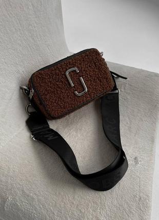 Женская сумка marc jacobs teddy brown