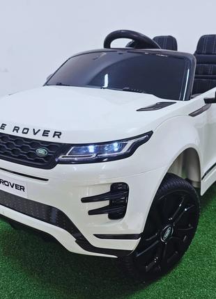 Детский электромобиль Land Rover Evoque (белый цвет) с пультом...