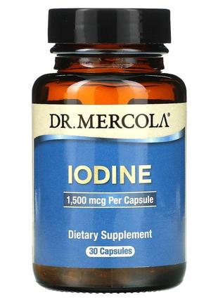 Витамины и минералы Dr. Mercola Iodine, 30 капсул