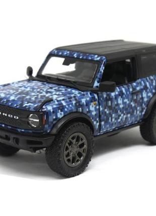 Машинка металлическая "Ford Bronco Camo Edition", синий [tsi21...