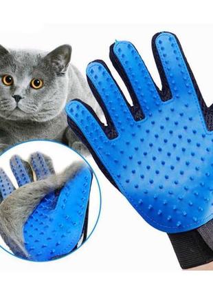 Перчатка для чистки шерсти животных Pet Gloves