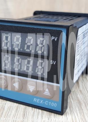 Цифровий ПІД-регулятор температури REX-C100 (для реле SSR) REX...