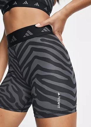 Велосипедки adidas hyperglam all over zebra print shorts