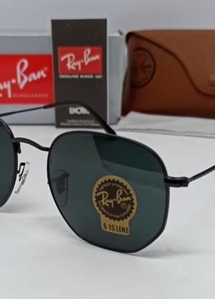 Ray ban 3548 очки унисекс солнцезащитные черные в черном метал...