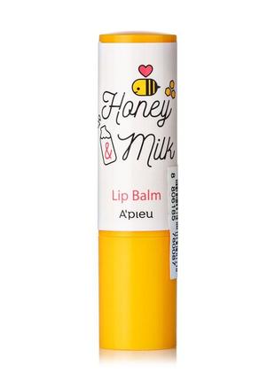 Бальзам для губ a'pieu honey &amp; milk живильний, 3,3 г (8806...
