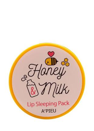 Ночная маска для губ apieu honey &amp; milk, 6.7 г (8806185745...