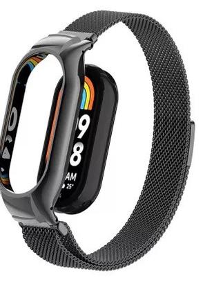 Ремінець Milanese Loop — Xiaomi Mi Band 7 Black