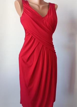 Червона вечірня сукня 46 48 розмір