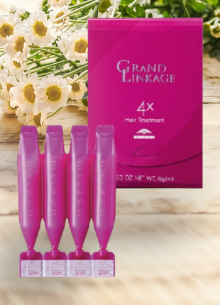 Milbon grand linkage 4х spa ампулы для установки волос 4х9 g